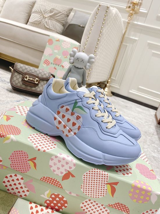Gucci Premium Leather Casual Shoes Comfortable Versatile Fashion Footwear
