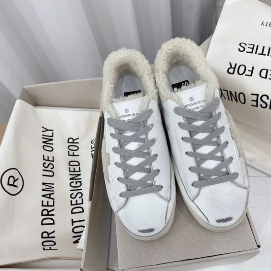 Golden Goose Premium Graffiti Fleece Lined Distressed Comfort Sneakers