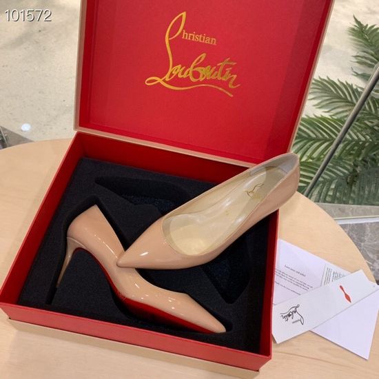 Christian Louboutine Premium Leather Comfortable Dress Shoes With Gift Box