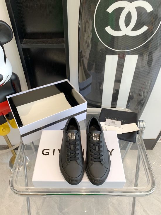 Givenchy Genuine Leather White Casual Shoes With Non-slip Sole