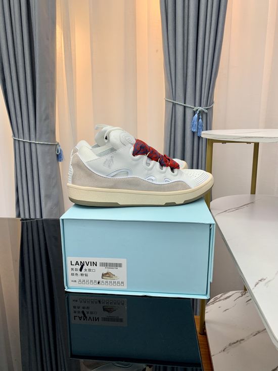 Lanvin Premium Leather Versatile Daily Casual Sneakers