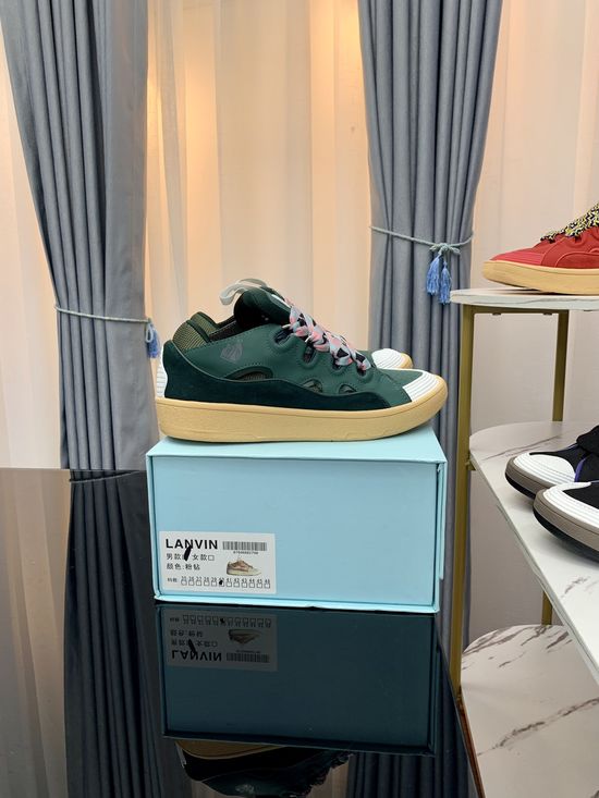 Lanvin Premium Leather Versatile Daily Casual Sneakers
