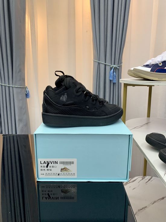 Lanvin Premium Leather Versatile Daily Casual Sneakers