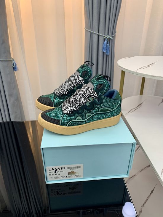 Lanvin Premium Leather Versatile Daily Casual Sneakers