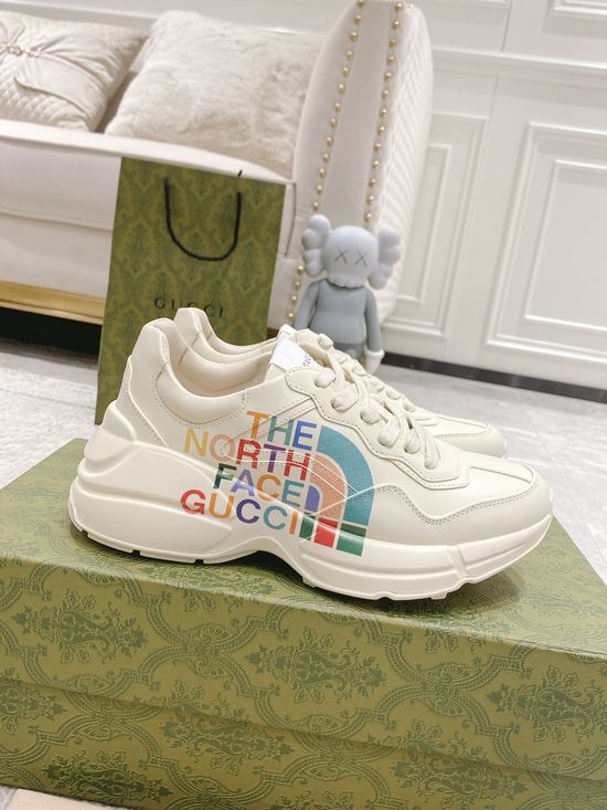 Gucci Premium Leather Casual Shoes Comfortable Versatile Fashion Footwear