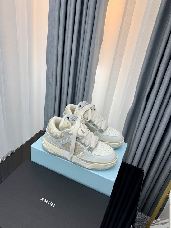 Ami Premium Casual Leather Sneakers Comfortable Platform Daily Shoes