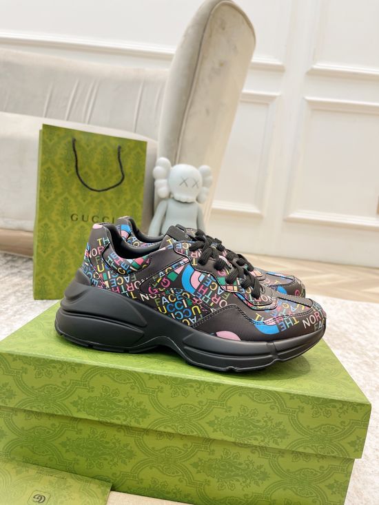 Gucci Premium Leather Casual Shoes Comfortable Versatile Fashion Footwear