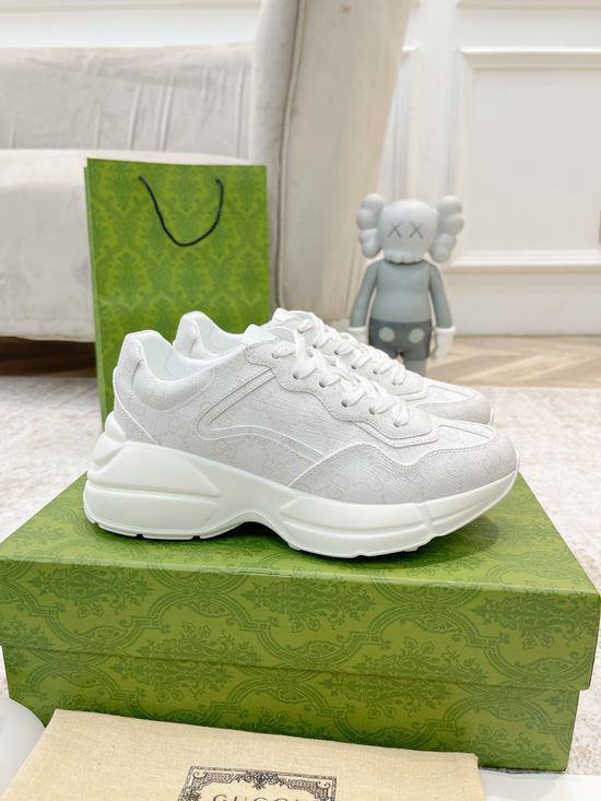 Gucci Premium Leather Casual Shoes Comfortable Versatile Fashion Footwear