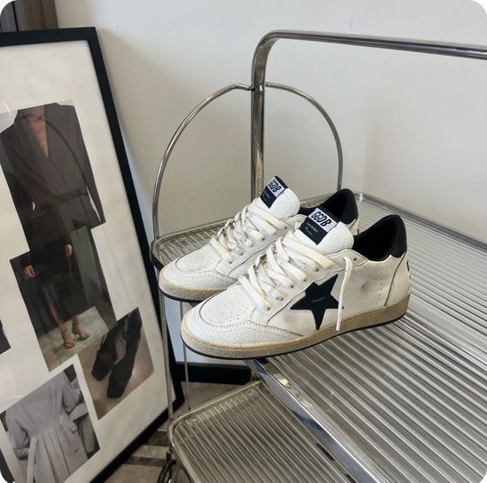 Golden Goose Vintage Distressed Platform Casual Sneakers Comfort Height Increase