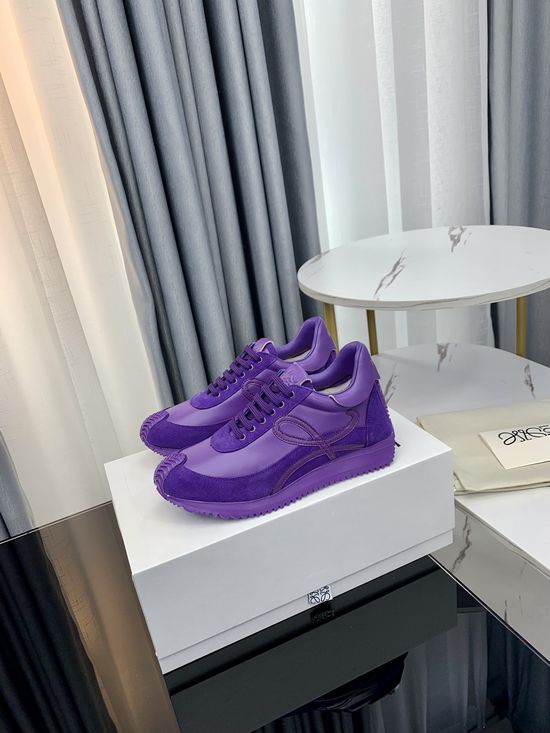 Loewe Classic Leather Non-slip Trainers Premium Quality Full Packaging