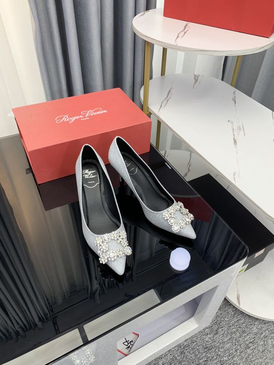 Vivienne Westhood Rhinestone Buckle Satin Kitten Heel Slingback Shoes