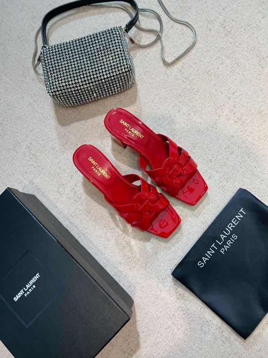 Yves Saint Laurent Classic Leather Slides Premium Quality Handcrafted Upper