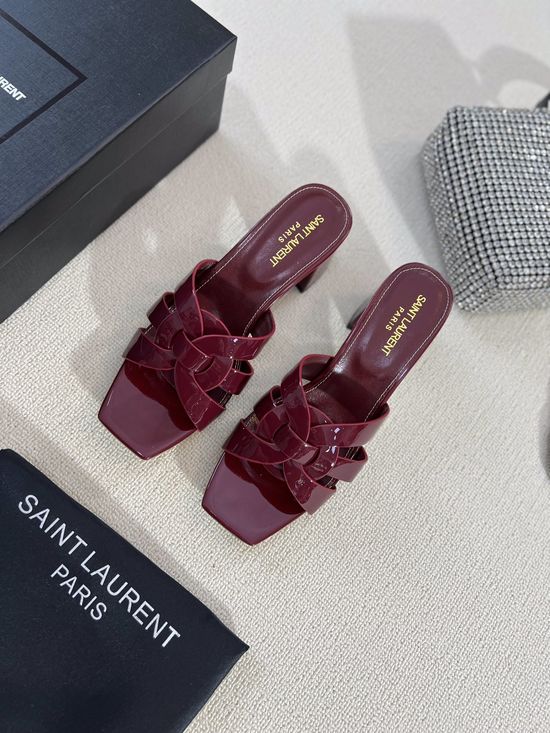 Yves Saint Laurent Classic Leather Slides Premium Quality Handcrafted Upper