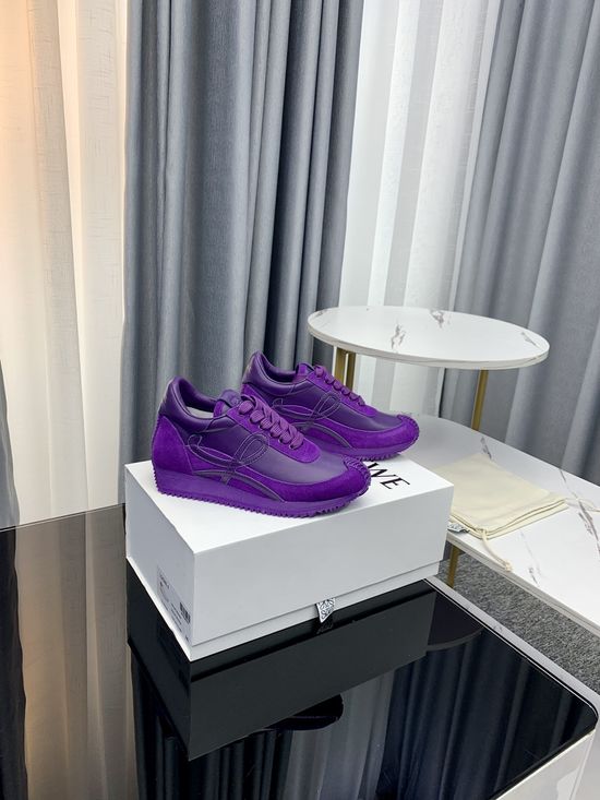 Loewe Premium Leather Non-slip Trainers With Original Full Packaging