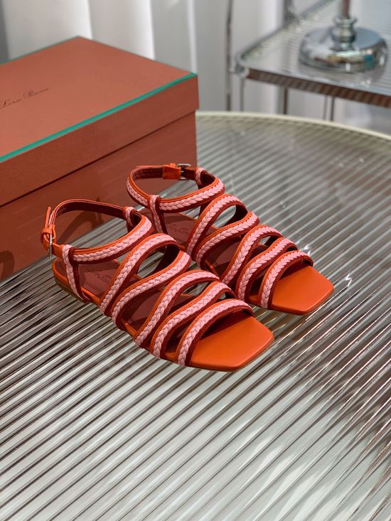 Loro Piana Premium Leather Daily Wear Casual Slides