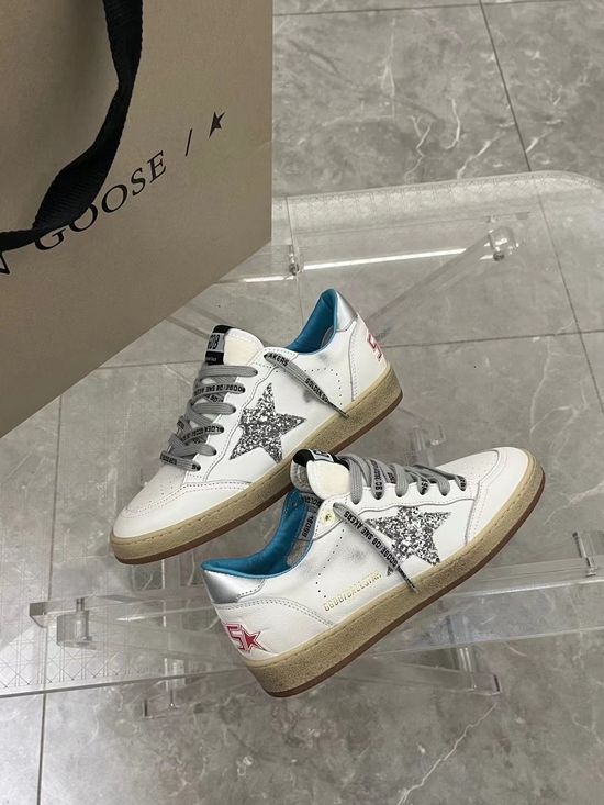 Golden Goose Ball Series Couple s Dirty Style Thick Sole Sneakers, Premium 