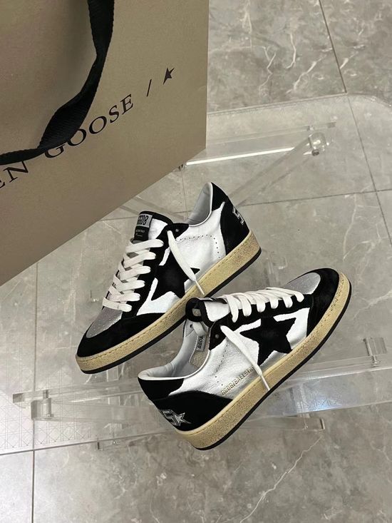 Golden Goose Black-Tail Silver Ballstar , Premium Craftsmanship