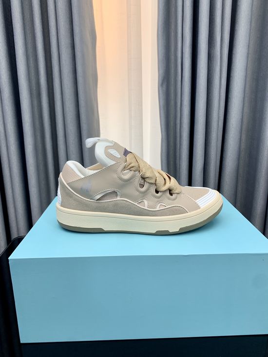Lanvin Premium Leather Versatile Daily Casual Sneakers