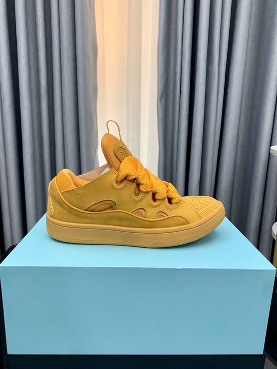 Lanvin Premium Leather Versatile Daily Casual Sneakers