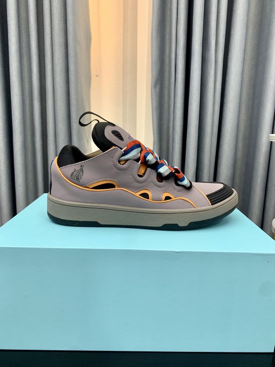 Lanvin Premium Leather Versatile Daily Casual Sneakers