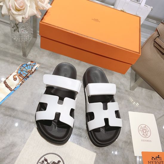 Hermes Classic Casual Slip On Slides with Anti-Slip Sole