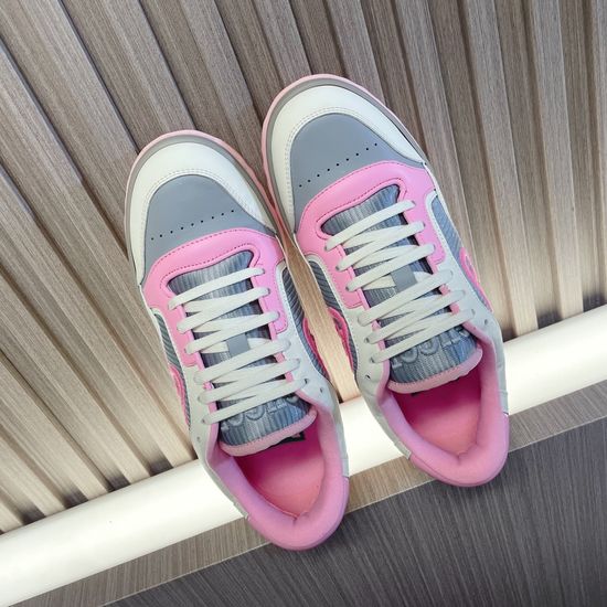 Gucci Vintage Distressed Casual Sneakers Retro Color Block Comfortable