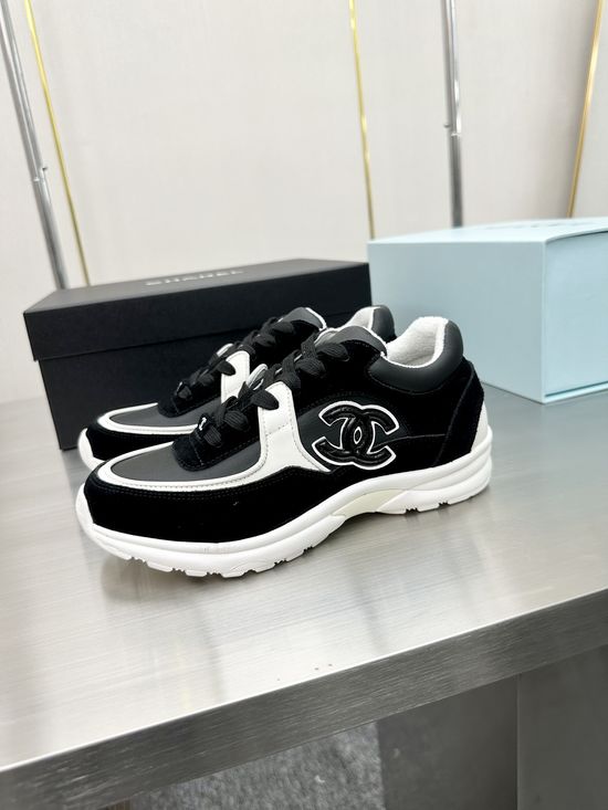 Chanel Premium Embroidered Breathable All-match Casual Sneakers