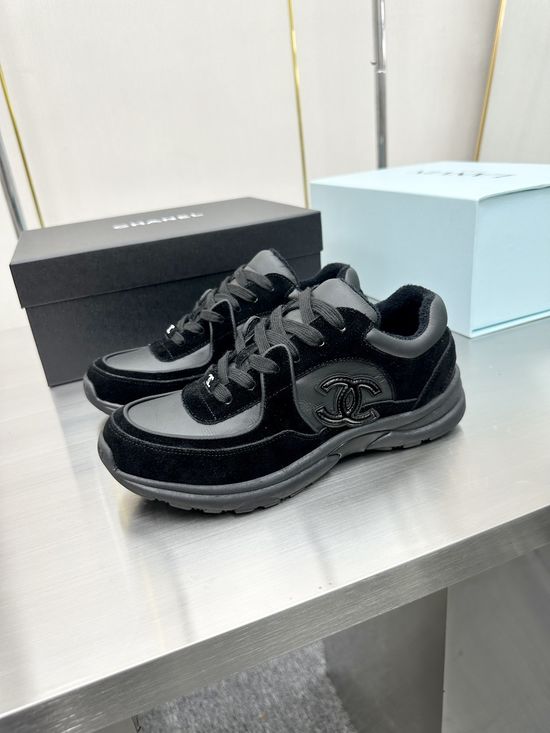 Chanel Premium Embroidered Breathable All-match Casual Sneakers