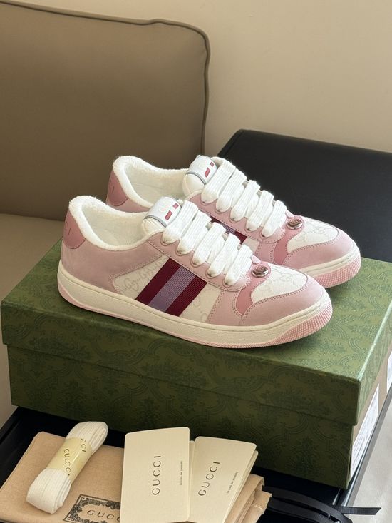 Gucci Vintage Distressed Casual Fashion Sneakers
