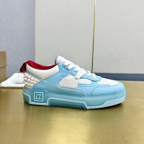 Christian Louboutine Premium Thick Sole Embellished Comfortable Casual Sneakers