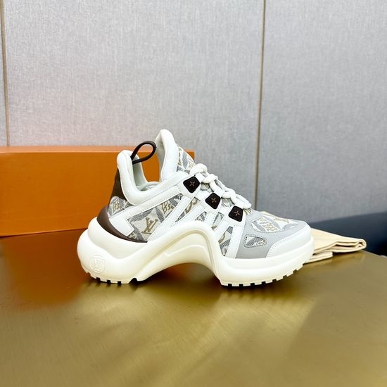 Louis Vuitton LV Wave Sole Chunky Casual Fashion Sneakers