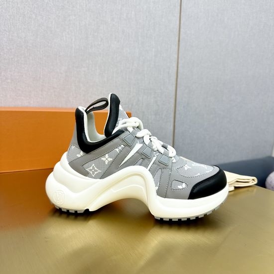 Louis Vuitton LV Wave Sole Chunky Casual Fashion Sneakers