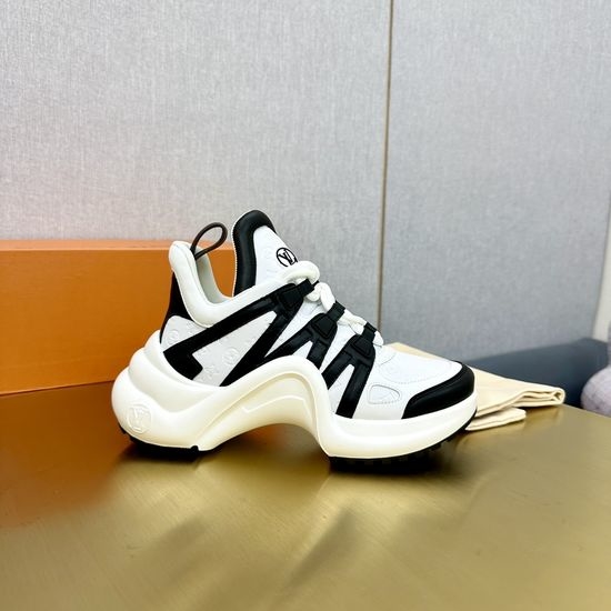 Louis Vuitton LV Wave Sole Chunky Casual Fashion Sneakers