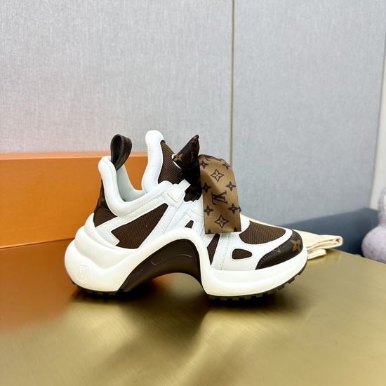 Louis Vuitton LV Wave Sole Chunky Casual Fashion Sneakers