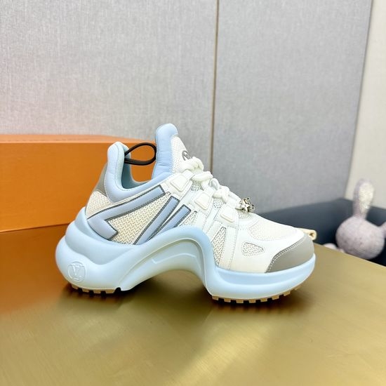 Louis Vuitton LV Wave Sole Chunky Casual Fashion Sneakers