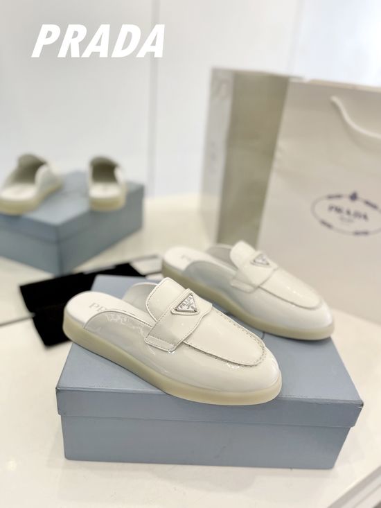 Prada Soft Sole Suede Slip On Comfort Loafer Shoes