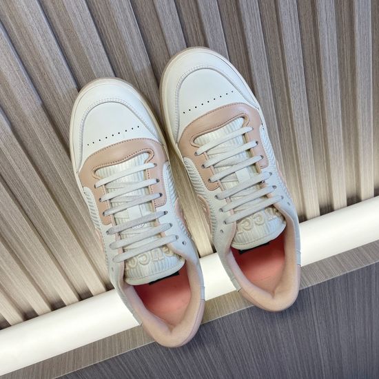 Gucci Vintage Distressed Casual Sneakers Retro Color Block Comfortable