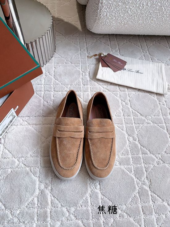 Loro Piana Classic Suede Loafers Comfortable For All Day Wear