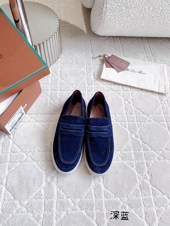 Loro Piana Classic Suede Loafers Comfortable For All Day Wear