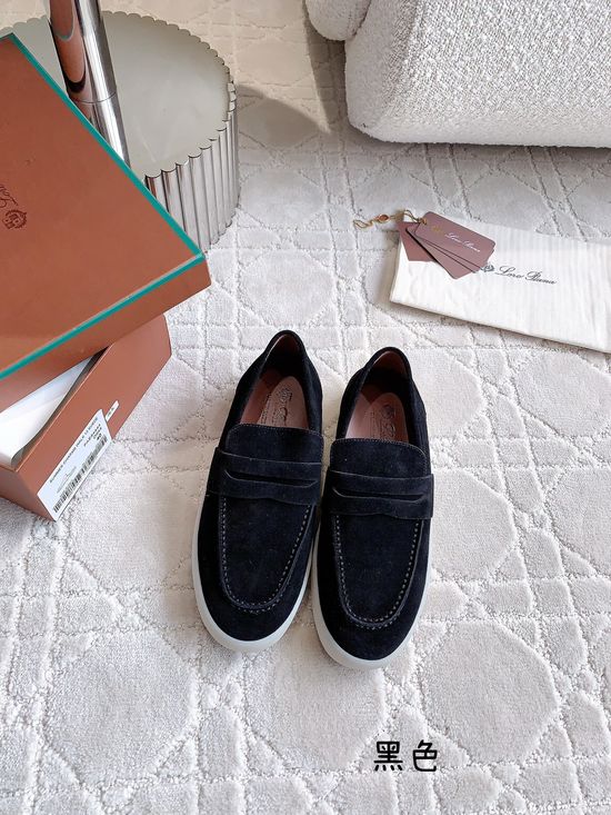 Loro Piana Classic Suede Loafers Comfortable For All Day Wear