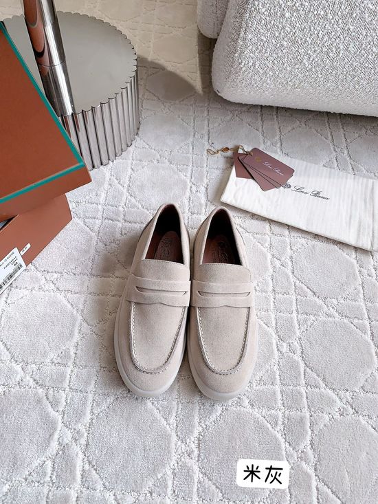 Loro Piana Classic Suede Loafers Comfortable For All Day Wear