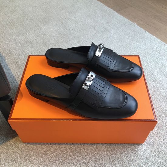 Hermes Premium Leather Elevated Shoes Breathable Comfy Fashion Footwear