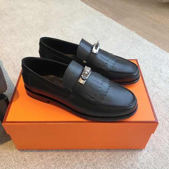 Hermes Premium Leather Elevated Shoes Breathable Comfy Fashion Footwear