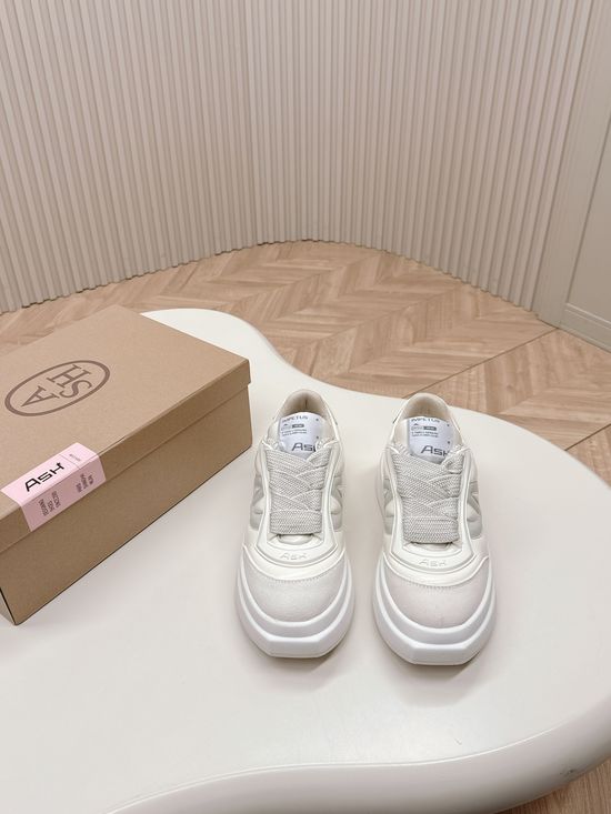 ASH Thick Sole Casual Sneakers With Height Boosting Design