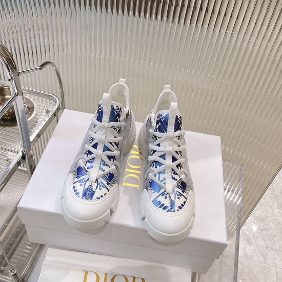 Christian Dior Casual Breathable Chunky Sneakers with Non-slip Sole