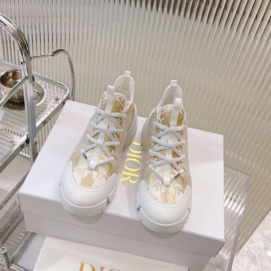 Christian Dior Casual Breathable Chunky Sneakers with Non-slip Sole