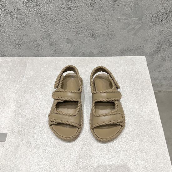 Bottega Veneta Knit Decor Flat Mules Premium Sheepskin Non-slip Sole