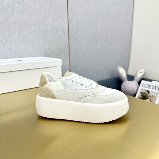 Maison Margiela Cowhide Retro Thick Sole Casual Training Shoes