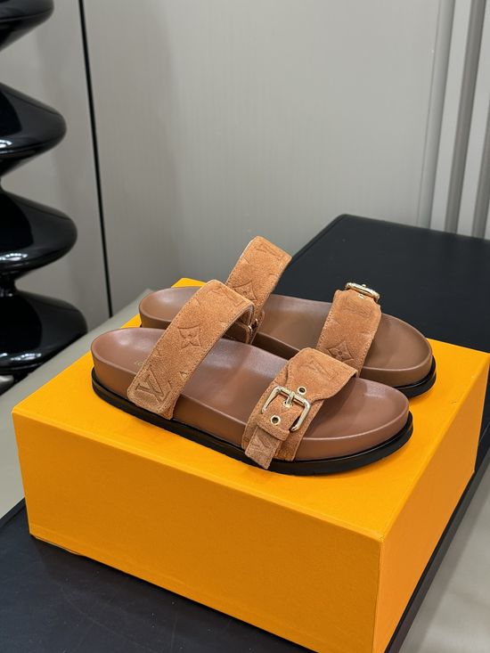 Louis Vuitton Classic Versatile Comfortable Casual Daily Slides