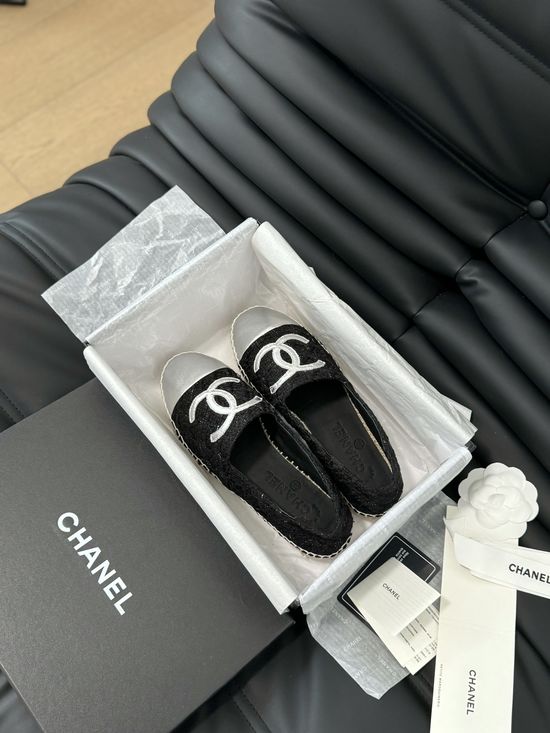 Chanel Classic Espadrilles with Semi-transparent Outsole